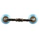 Sky Blue Ceramic Cut Bridge Handles